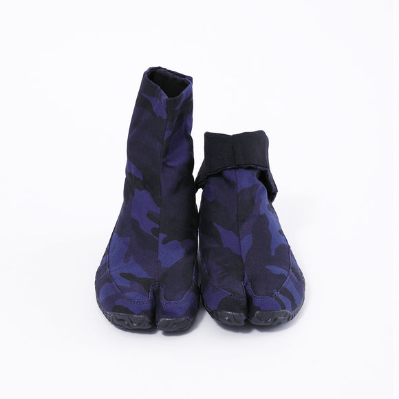 Front view of navy Tabi Shoes " MEISAI "