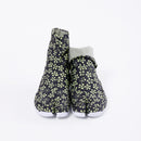 Front view of green Tabi Shoes " UME "