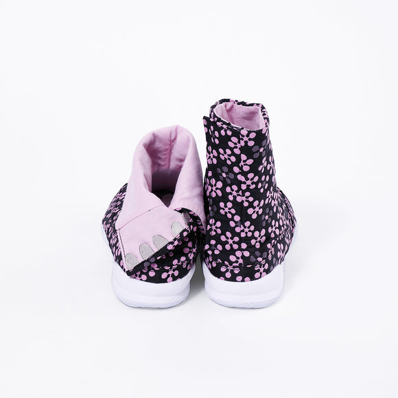 Back view of pink Tabi Shoes " UME "