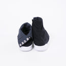 Back view of black Tabi Shoes " RAIN "