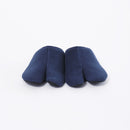 Front view of navy Tabi Slippers " PILE "