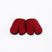 Front view of red Tabi Slippers " KASUMI "