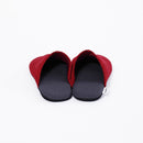 Back view of red Tabi Slippers " KASUMI "