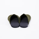 Back view of green Tabi Slippers " KASUMI "