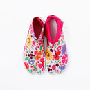 Top view of pink Tabi Shoes " SUN GARDEN "