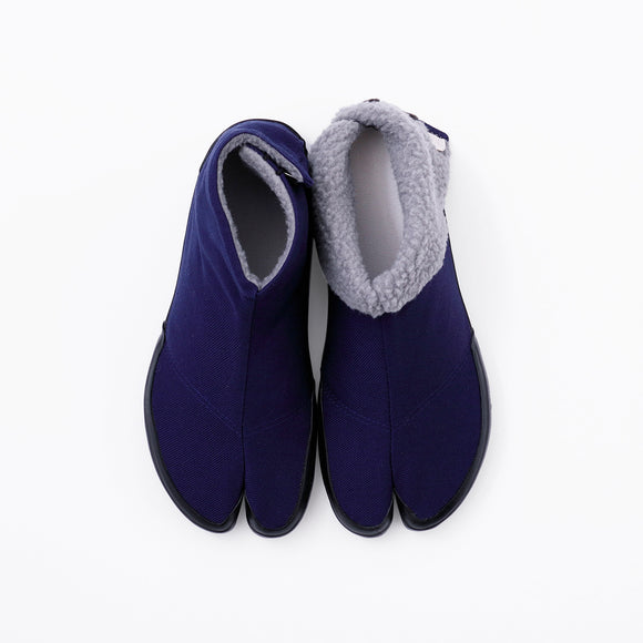 Top view of Blue×Gray Tabi Shoes " FLEECE "