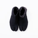 Top view of black Tabi Shoes " KAMON "