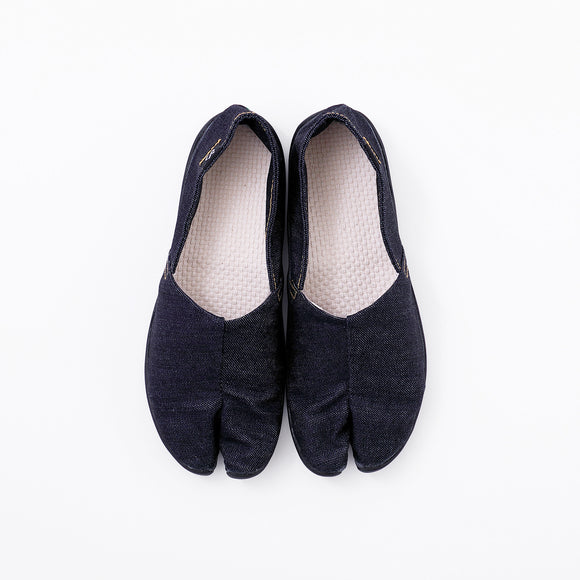 Top view of Denim Tabi Shoes " tabiRela"
