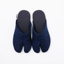 Top view of navy Tabi Slippers " KASUMI "