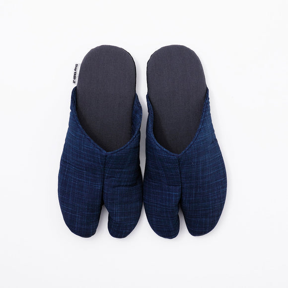 Top view of navy Tabi Slippers " KASUMI "