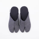Top view of navy Tabi Slippers " KANOKO "