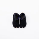 Top view of black Tabi Shoes " KIDS MATSURI "