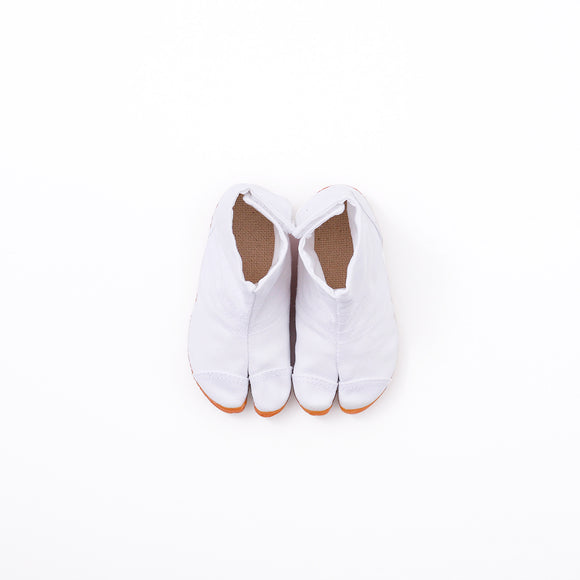 Top view of white Tabi Shoes " KIDS MATSURI "